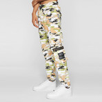 Camo Sateen Pant // Guac (Small)