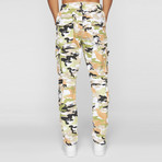 Camo Sateen Pant // Guac (Small)