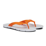 Breeze Thong Sandal // Orange + White + Gray (US: 11)
