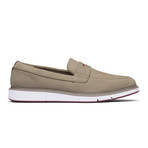 Motion Penny Loafer // Tan + Cabernet (US: 8.5)