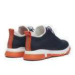 City Hiker Low // Navy + White + Orange (US: 9)