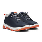 City Hiker Low // Navy + White + Orange (US: 9)