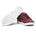 Breeze Tennis Knit // Cabernet + White (US: 8)