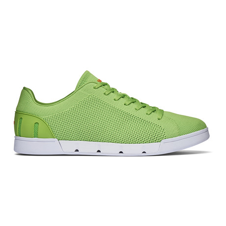 Breeze Tennis Knit // Acid Green + White (US: 7)