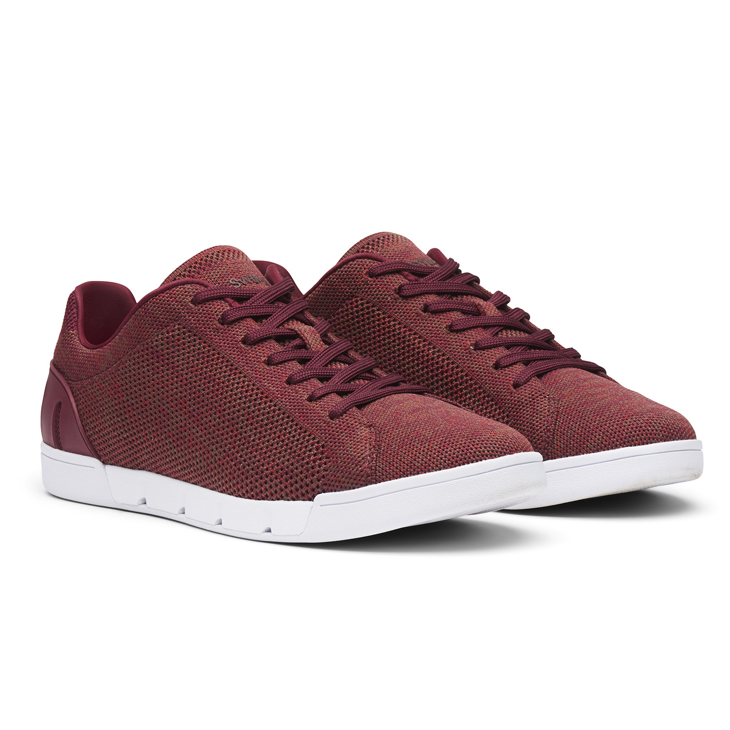 Breeze Tennis Knit // Cabernet + White (US: 7) - SWIMS - Touch of Modern