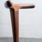 Oxbend Stool (Walnut)