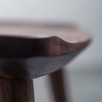 Oxbend Stool (Walnut)