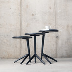 Tripod Table // Charcoal Ash (Tall)