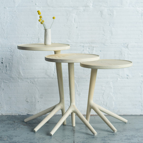 Tripod Table // White Ash (Tall)