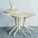 Tripod Table // White Ash (Tall)