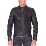Emy Biker Leather Jacket // Black (Euro: 58)