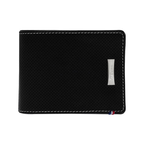 Defi Perforated Leather Wallet