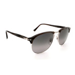 Persol // Men's PO8649S-1045M3 Polarized Sunglasses // Dark Horn + Green