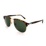 Persol // Men's PO8649S-24-31 Sunglasses // Havana + Green