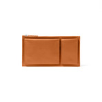 Flat Travel Wallet (Brown)