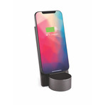 City Energy // Wireless Charging Station & Bluetooth Speaker (Dark Green)