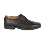 Salvatore Ferragamo // Fulvio Pebble Oxford // Dark Brown (US: 10)