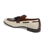 Salvatore Ferragamo // Faggio Loafer // Tan + Brown (US: 8.5)