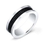 Cable Ring // Cobalt + Black (8)