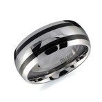 Tungsten Carbide Resin Band // Silver (8)
