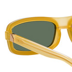 Y/Project // Unisex 6C4 Sunglasses // Mustard + Rose Gold + Gray