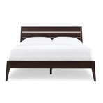 Sienna Platform Bed // Mocha (Queen)