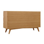 Azara Six Drawer Double Dresser (Caramelized)