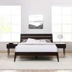 Sienna Platform Bed // Mocha (Queen)