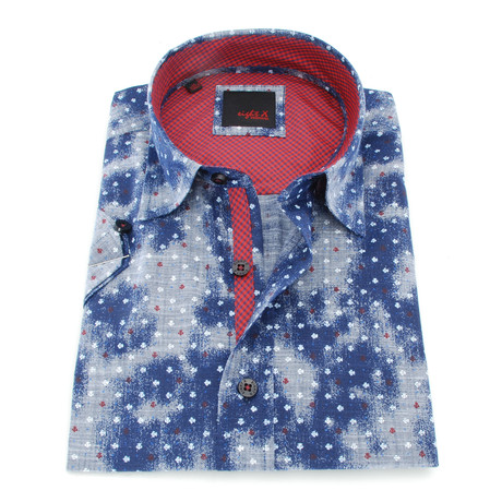 Scotty Button-Up Shirt // Navy (3XL)