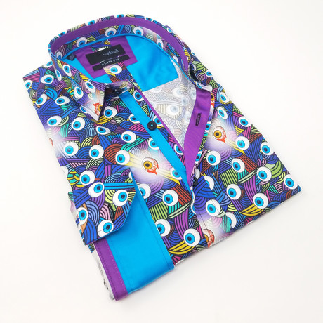 Dave Button-Up Shirt // Multicolor (S)