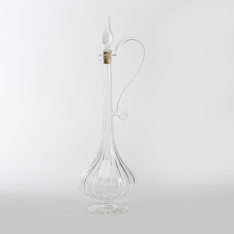 Pitcher // Belly Rippled + Handles