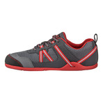 Prio Shoes // Charcoal + Red (US: 8.5)