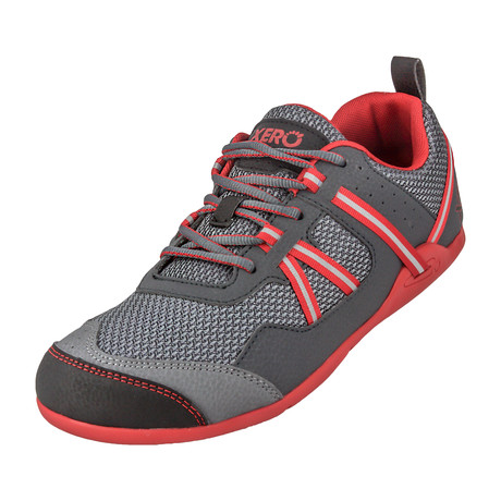 Prio Shoes // Charcoal + Red (US: 9.5)