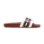 Bally // Anistern Animal Rubber Slides // White + Red + Black (US: 10)