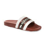 Bally // Anistern Animal Rubber Slides // White + Red + Black (US: 10)