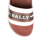 Bally // Anistern Animal Rubber Slides // White + Red + Black (US: 10)