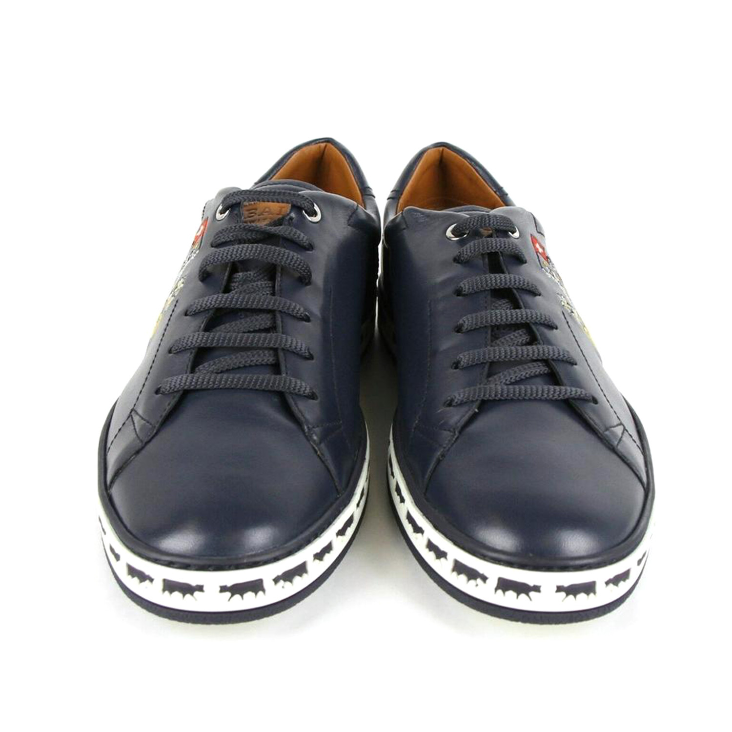 Bally // Alpistar Leather Low Top Sneakers // Blue (US: 9.5) - Designer ...