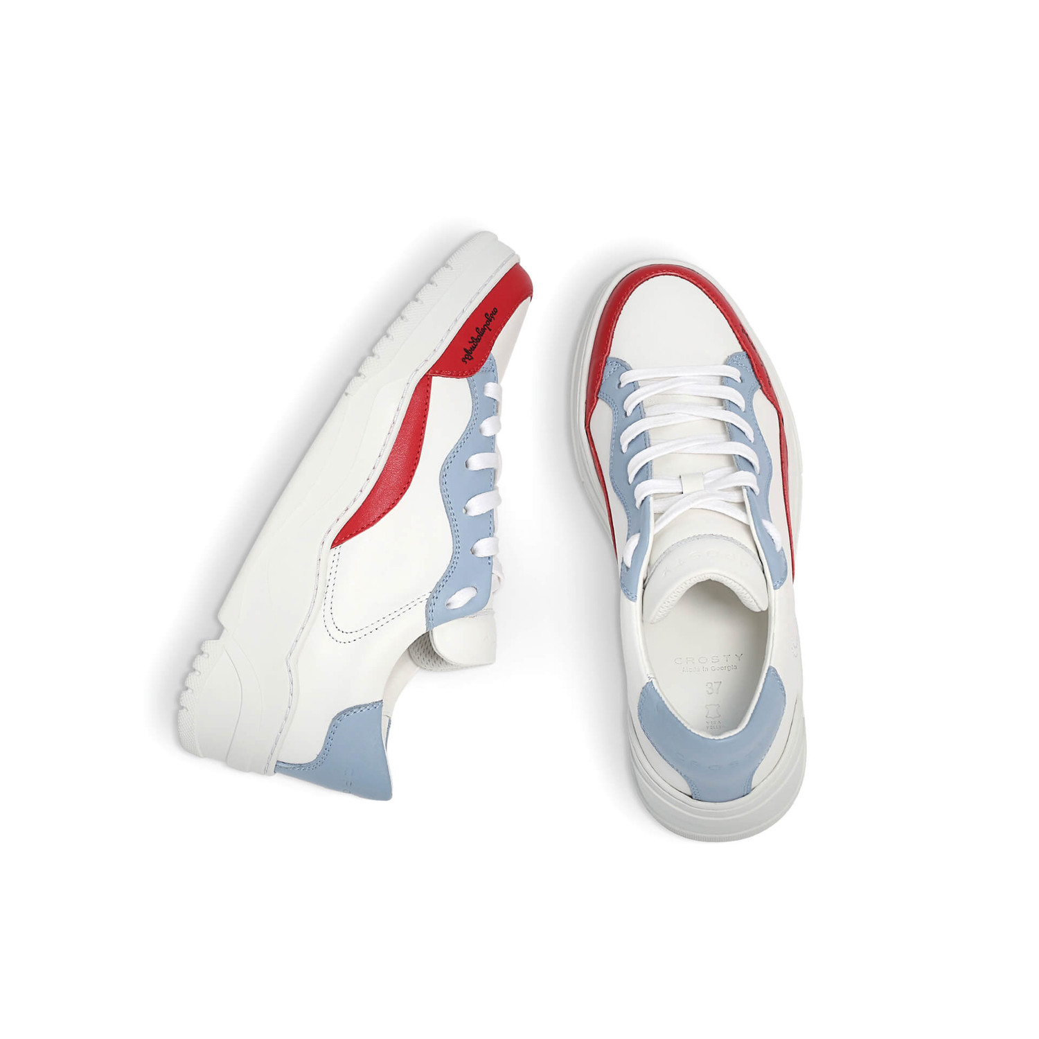 Onda Sneaker IV // White + Multicolor (Euro: 37) - Crosty - Touch of Modern