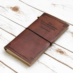 Handmade Leather Journal // Tennessee William's Traveler's Journal