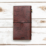 Handmade Leather Journal // William Faulkner Traveler's Journal