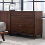 Mercury Three Drawer Chest // Exotic