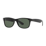 Wayfarer Sunglasses II // Black + Green