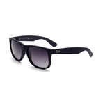 Justin Polarized Sunglasses // Black + Gray