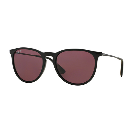 Unisex Erika Polarized Sunglasses // Black + Violet