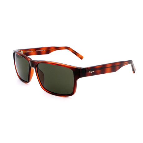 Men's SF960S-214 Rectangular Sunglasses // Tortoise + Black
