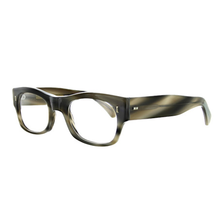 Unisex Square Optical Frames // Gray Horn