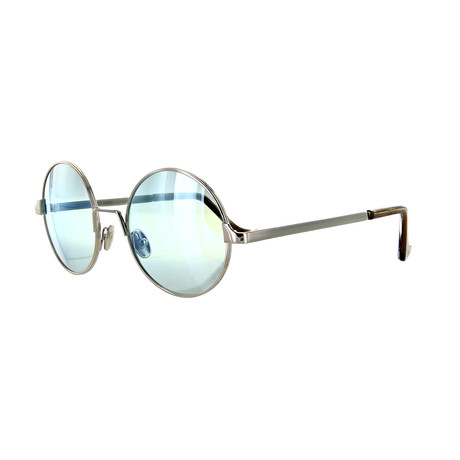 Unisex Cat Eye Sunglasses // Wholegrain + Silver (Size 49-19-140)