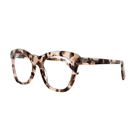 Women's Square Optical Frames // Pink Havana