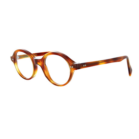 Unisex Round Optical Frames // Honey Turtle