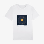 Solar System T-Shirt // White (Small)